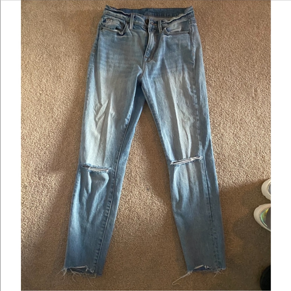 BDG high-rise distressed mom jeans